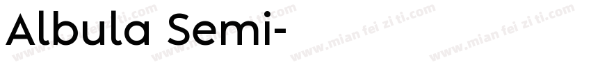 Albula Semi字体转换